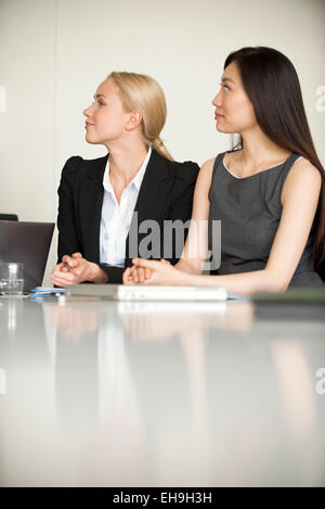Businesswomen at meeting Stock Photo