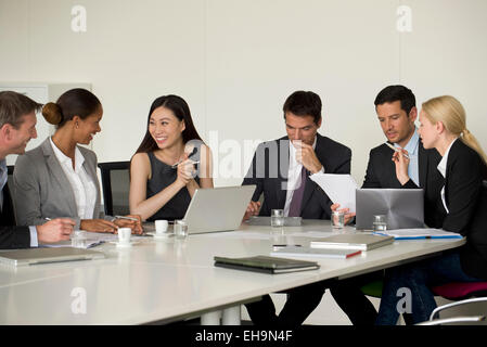 Executives in meeting Stock Photo
