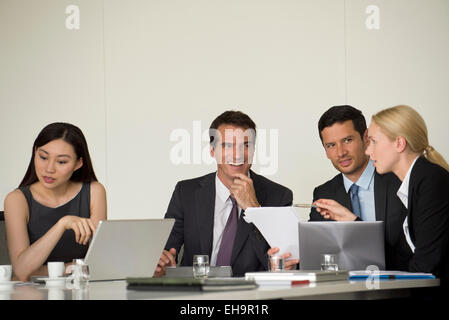 Executives in meeting Stock Photo