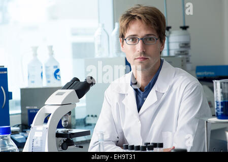 Scientist in laboratory, portrait Stock Photo