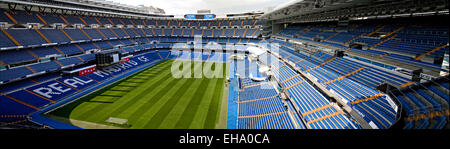 Santiago Bernabéu Stadium pano, Stock Photo