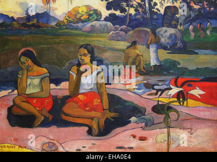 Nave Nave Moe, Sacred Spring, Sweet Dreams, by Paul Gauguin, 1894 Stock ...