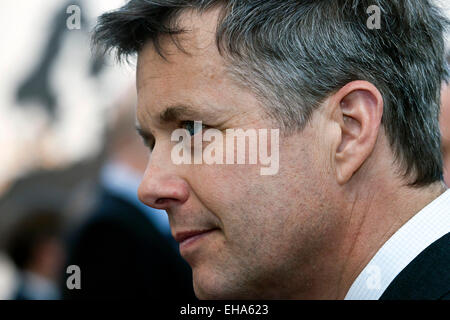 Copenhagen, Denmark. 10th March, 2015. HRH Crown Prince Frederik pictured at the EWEA - European Wind Energy Association – conference and exhibition in Copenhagen Credit:  OJPHOTOS/Alamy Live News Stock Photo