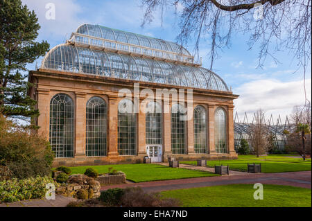 Greenhouses in Edinburgh Botanic Gardens Stock Photo