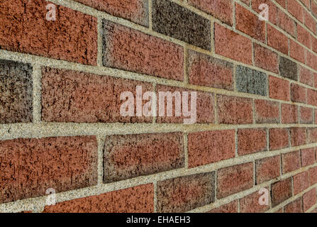 brick wall at a slant Stock Photo