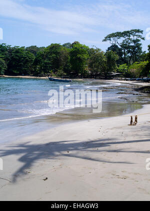 A lazy time on the beach at Puerto Viejo, Limon, Costa Rica. Stock Photo