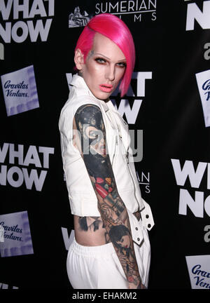 Los Angeles, California, USA. 10th Mar, 2015. Jefree Star attends ''WHAT NOW'' LA Film Premiere on March 10th, 2015 at The Laemmle's Music Hall in Beverly Hills, California. USA. Credit:  TLeopold/Globe Photos/ZUMA Wire/Alamy Live News Stock Photo