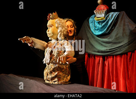 "Tiritomba" puppet theater, hosted in the "Mill of Pappas", Larissa city, Thessaly, Greece. Stock Photo