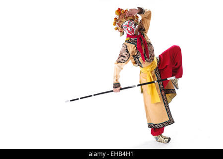 The main characters in the opera Monkey King Stock Photo