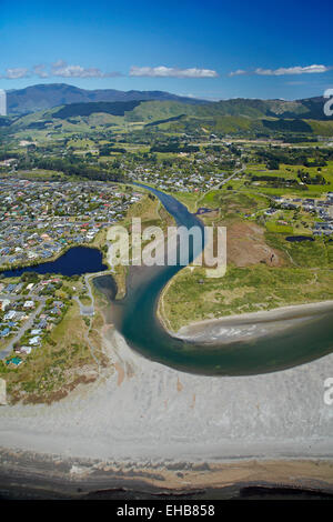 Waikanae Estuary, Kapiti, Wellington, New Zealand Stock Photo - Alamy