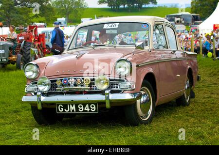Hillman Minx classic car. Skelton Show Cumbria, England, UK. Stock Photo