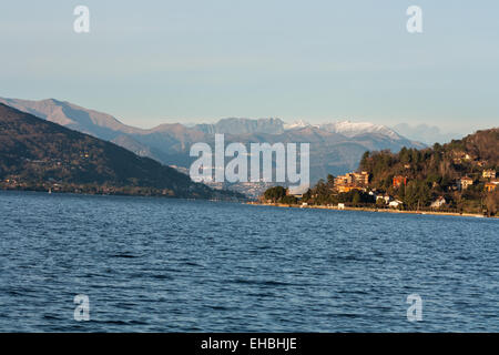 Arona, Lake Maggiore, Piedmont, Italy Stock Photo