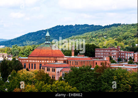 First Baptist Church aerial view at 858 Great Plain Avenue in historic ...