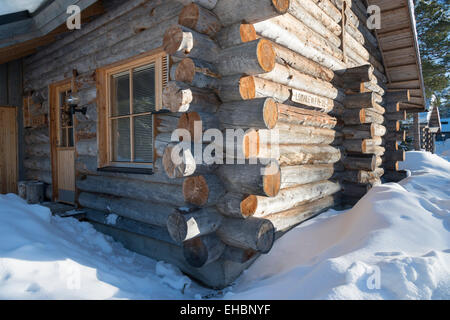 Logs Log Cabin Detail Stock Photo 283898099 Alamy