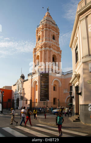 Convent of Santa Domingo, Ciudad de los Reyes, Historic center of the city, Lima, Peru Stock Photo