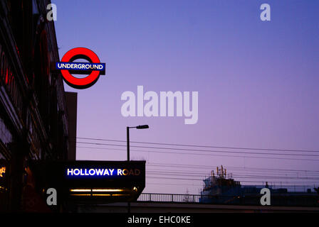 Holloway Road Tube Station Stock Photo