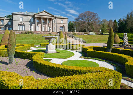 The Italian Garden, Tatton Hall, Near Knutsford, Cheshire, England, UK Stock Photo