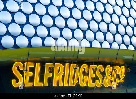 Exterior of Selfridges Department Store, Birmingham City Centre, West Midlands, England, UK Stock Photo