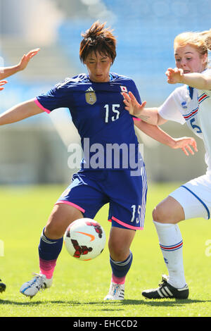 Faro, Portugal. 11th Mar, 2015. Megumi Takase (JPN) Football/Soccer : Algarve Women's Football Cup 2015 Placement Match between Japan 2-0 Iceland at Algarve Stadium in Faro, Portugal . © YUTAKA/AFLO SPORT/Alamy Live News Stock Photo