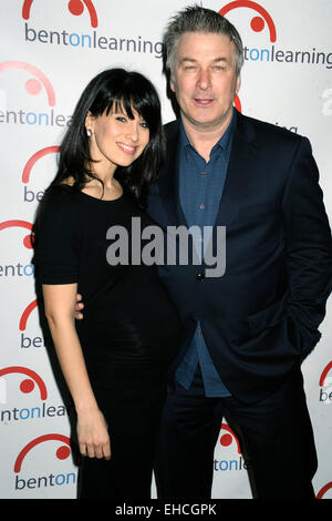 Hilaria Baldwin and Alec Baldwin attend 6th Annual Bent On Learning Inspire! Gala at Capitale on March 10, 2015 in New York City/picture alliance Stock Photo