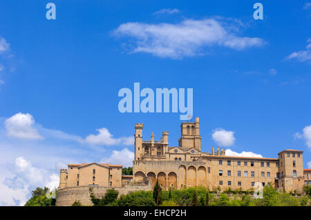 St-Nazaire cathedral (XIVth century). Beziers.Languedoc-Roussillon.France Stock Photo