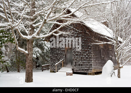 One-room Schoolhouse at the Cradle of Forestry - Pisgah National Forest - near Brevard, North Carolina, USA Stock Photo