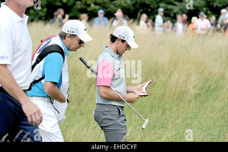 RORY MCILROY BRITISH OPEN GOLF CHAMPIONSHIP ROYAL LIVERPOOL GOLF CLUB HOYLAKE ENGLAND 20 July 2014 Stock Photo