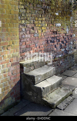 Stone steps leading nowhere Stock Photo
