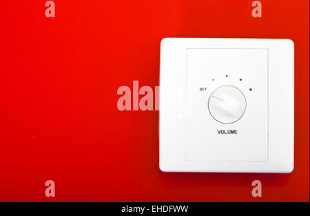 Volume switch button Stock Photo