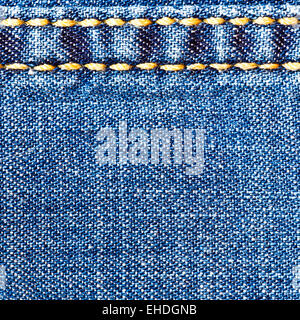 Blue jeans texture Stock Photo