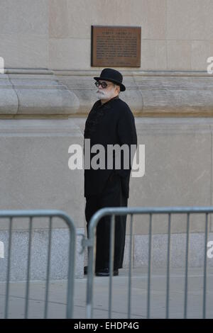 Guests attend the Joan Rivers Memorial Service Featuring: Guest Where: Manhattan, New York, United States When: 07 Sep 2014 Stock Photo