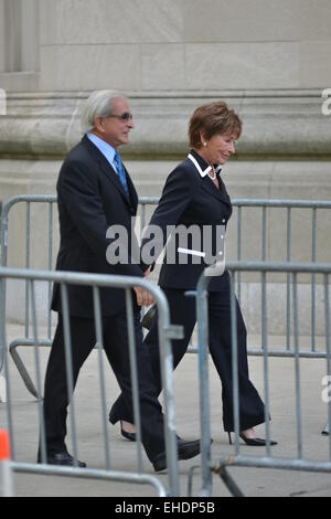 Guests attend the Joan Rivers Memorial Service Featuring: Guest Where: Manhattan, New York, United States When: 07 Sep 2014 Stock Photo