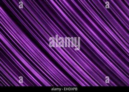 Diagonal texture of violet curtain Stock Photo