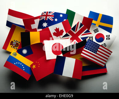 Flags of the world Stock Photo - Alamy