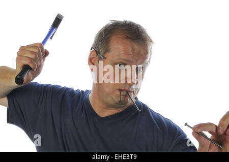 Tüchtiger Handwerker Stock Photo
