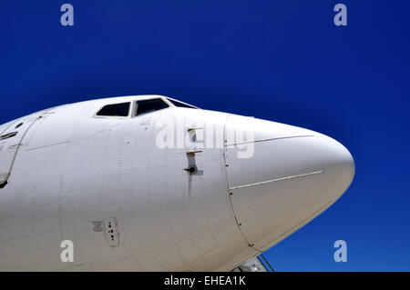 Airplane nose. Stock Photo