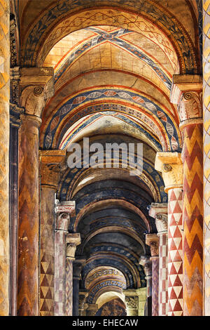 church Notre-Dame-la-Grande, Poitiers, France Stock Photo