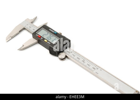 Electronic digital caliper Stock Photo