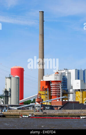 Power plant - Coal-fired power plant Stock Photo