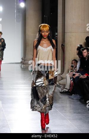 Ashish LFW A/W'15-16 at Topshop Show Space, Tate Britain 23rd Feb Catwalk Stock Photo