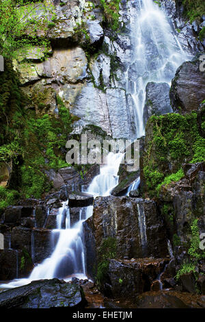 Nideck waterfall, Alsace, France Stock Photo