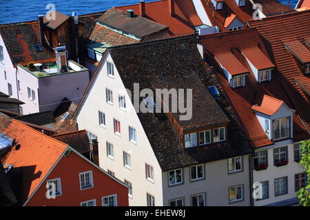 Roofs of small German town. Stock Photo