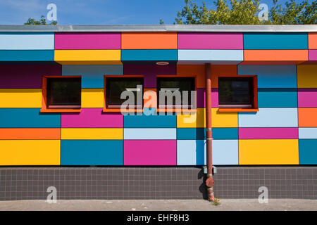 Colourful small building Stock Photo - Alamy