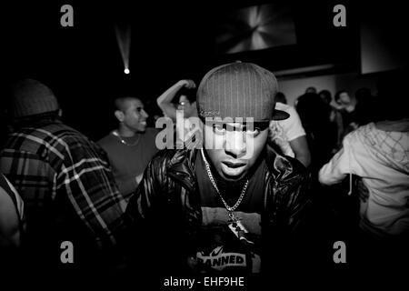 Guy at La Bomba at Ministry of Sound 8th Oct 2009. Stock Photo