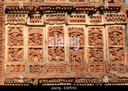 TerracotaTemple  West-Bengal, India Stock Photo