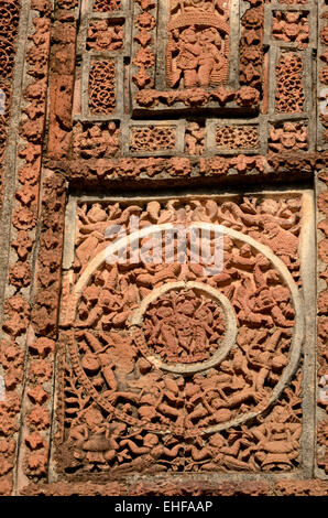 TerracotaTemple  West-Bengal, India Stock Photo