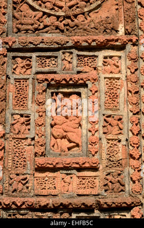 TerracotaTemple  West-Bengal, India Stock Photo