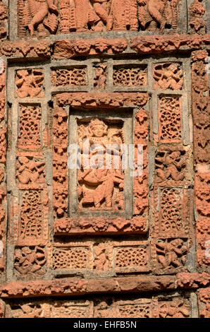 TerracotaTemple  West-Bengal, India Stock Photo