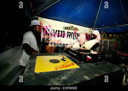 David Rodigan DJing in Antigua 2006