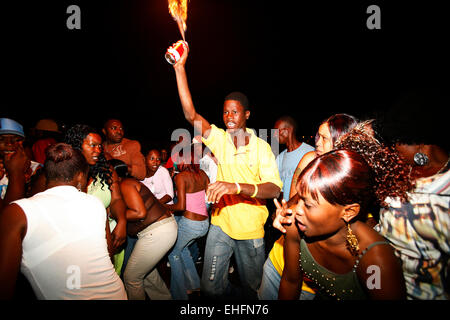 Passa Passa street party in Kingston Jamaica. Stock Photo